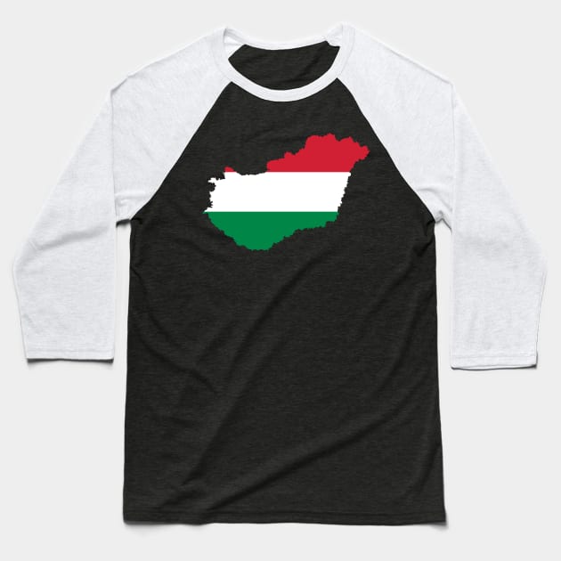 Hungary Baseball T-Shirt by AsKartongs